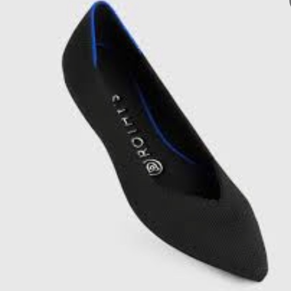 Rothy's Shoes - Rothy's BLACK Shoes Flat and Pointy Style size 7